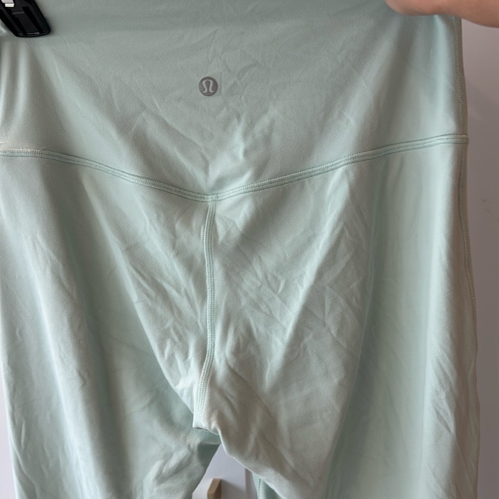 Lululemon crop mint green legging